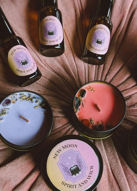 Spirit &amp; Wick Scented Candle Meditation
