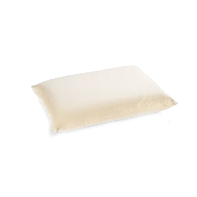 Organic latex pillow crafted from 100% natural materials, providing superior comfort and support. Hypoallergenic and breathable, this pillow promotes a cooler, healthier sleep environment while offering optimal head and neck alignment. Made with eco-friendly organic latex, it adapts to the contours of the body, relieving pressure points and ensuring restful sleep. Ideal for those seeking a sustainable and comfortable pillow that enhances sleep quality with natural materials.