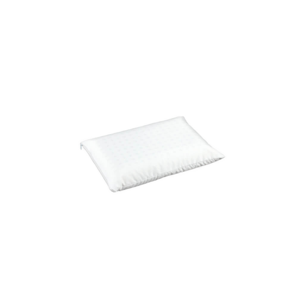 Natural latex baby pillow designed for optimal comfort and support. Made from hypoallergenic and breathable materials, this pillow ensures a safe and restful sleep for your baby, promoting proper neck and head alignment for healthy development.