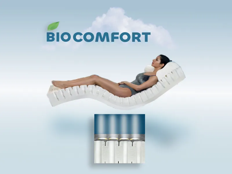 100% natural latex mattress with Dunlop technology and 7 comfort zones – the perfect choice for the best sleep