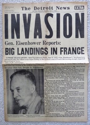 Item.L.02.INVASION - Big Landings in France newspaper (June 6, 1944)