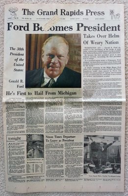Item.L.10.(Gerald) Ford Becomes President (Aug. 9, 1974)