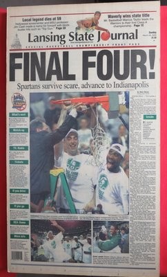Item.S.17.MSU Final Four newspaper (Mar. 26, 2000)
