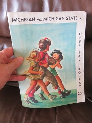Item.S.49.1937 Michigan-Michigan State Football Program