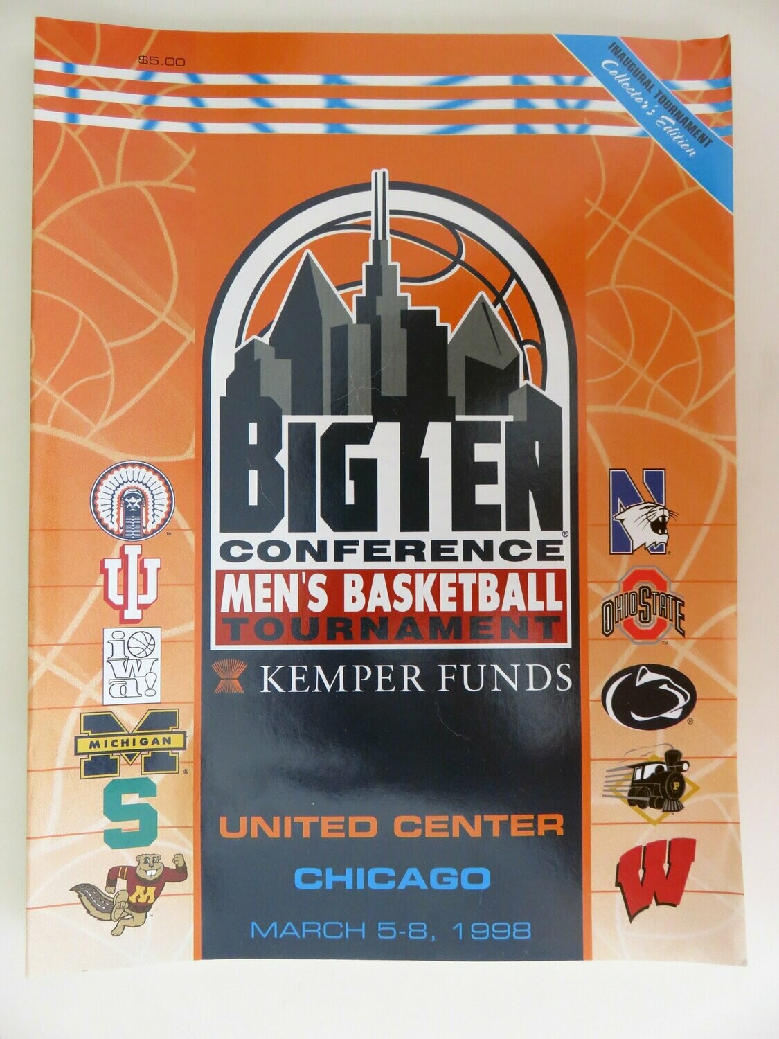 Item.F.44.1998 Big Ten Men's Basketball Tournament (inaugural)