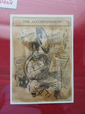 Item.A.25.Dizzy Dean signed clipping