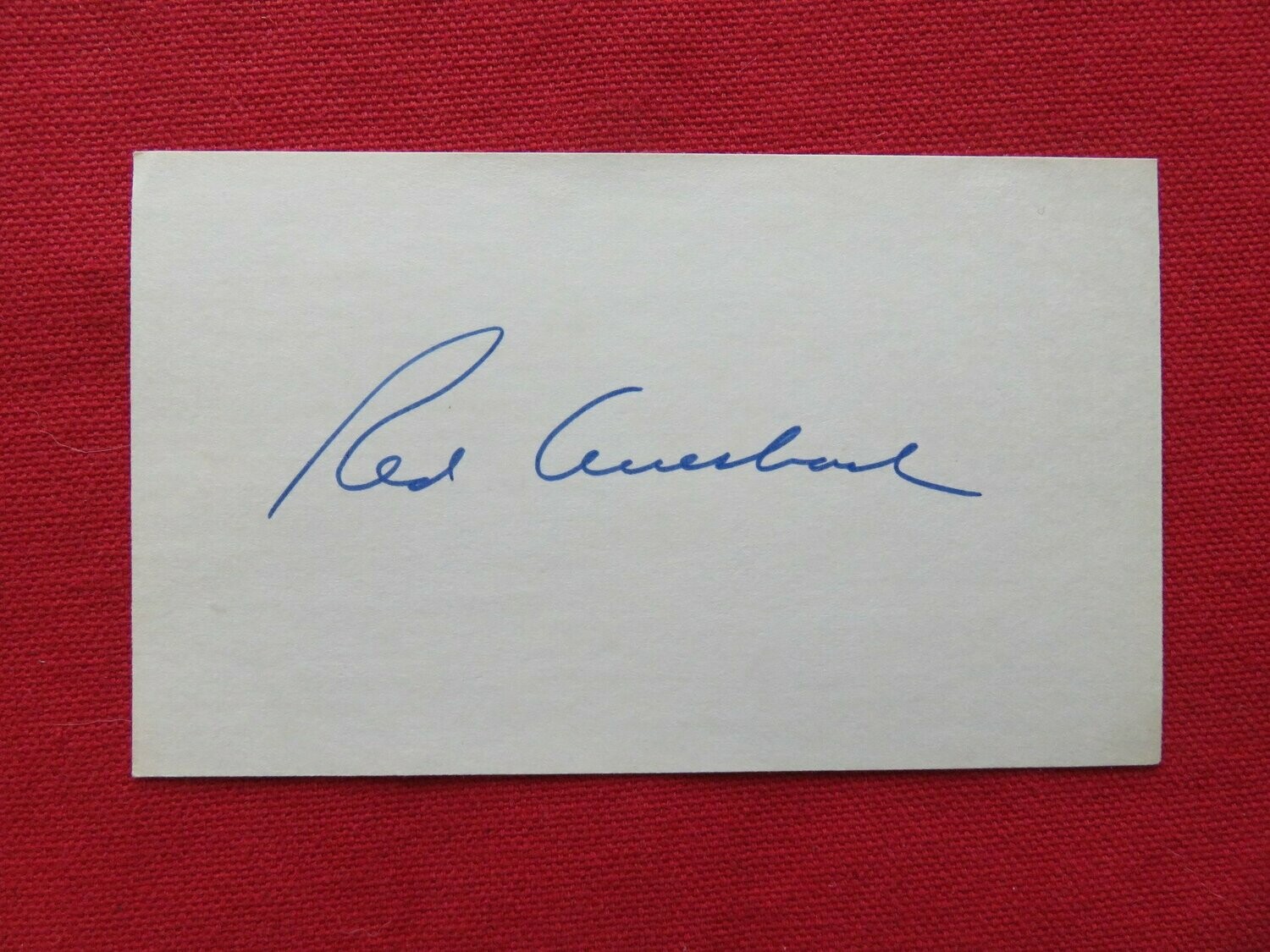 Red Auerbach Autographed Memorabilia