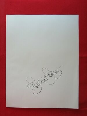 Item.A.50.Richard Petty autograph (on 8x10 sheet)