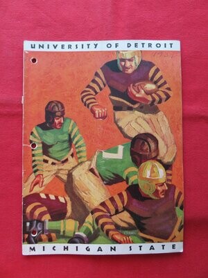 Item.S.31.1932 Michigan State v. Detroit football program