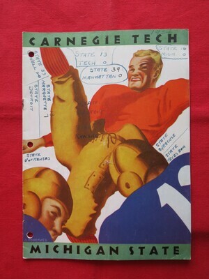 Item.S.33.1933 Michigan State v. Carnegie Tech football program