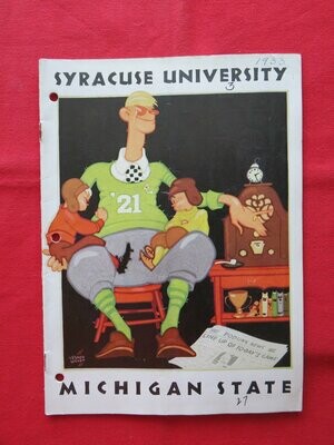 Item.S.34.1933 Michigan State v. Syracuse football program