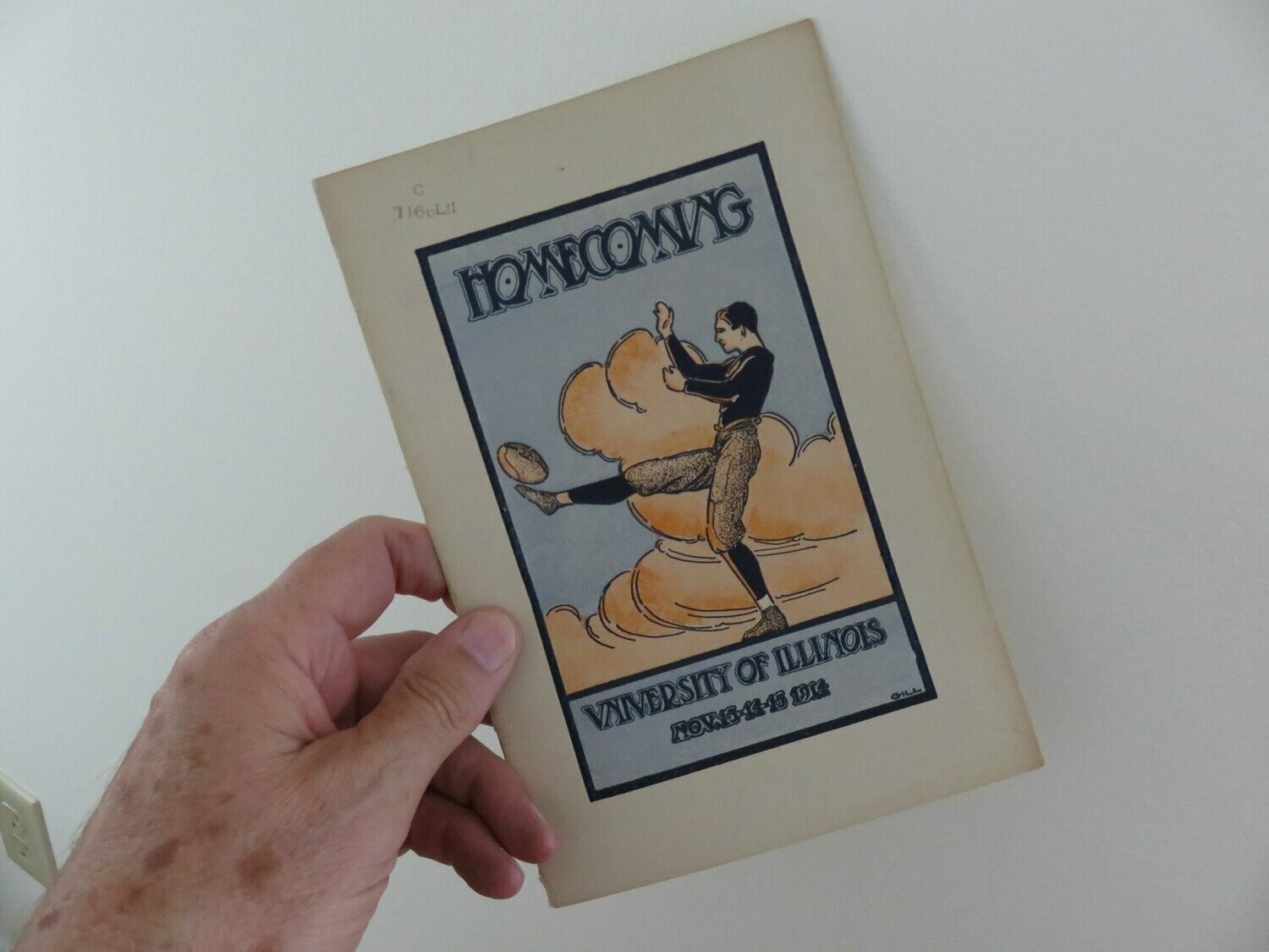 Item.D.43.1914 Illinois v. Chicago football program