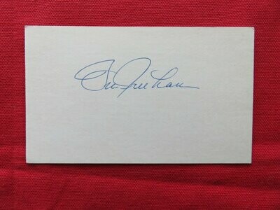 Item.A.64.Bill Freehan autograph on 3x5