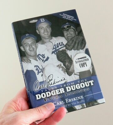 Item.A.13.CARL ERSKINE's Tales from the Dodger Dugout (autographed)