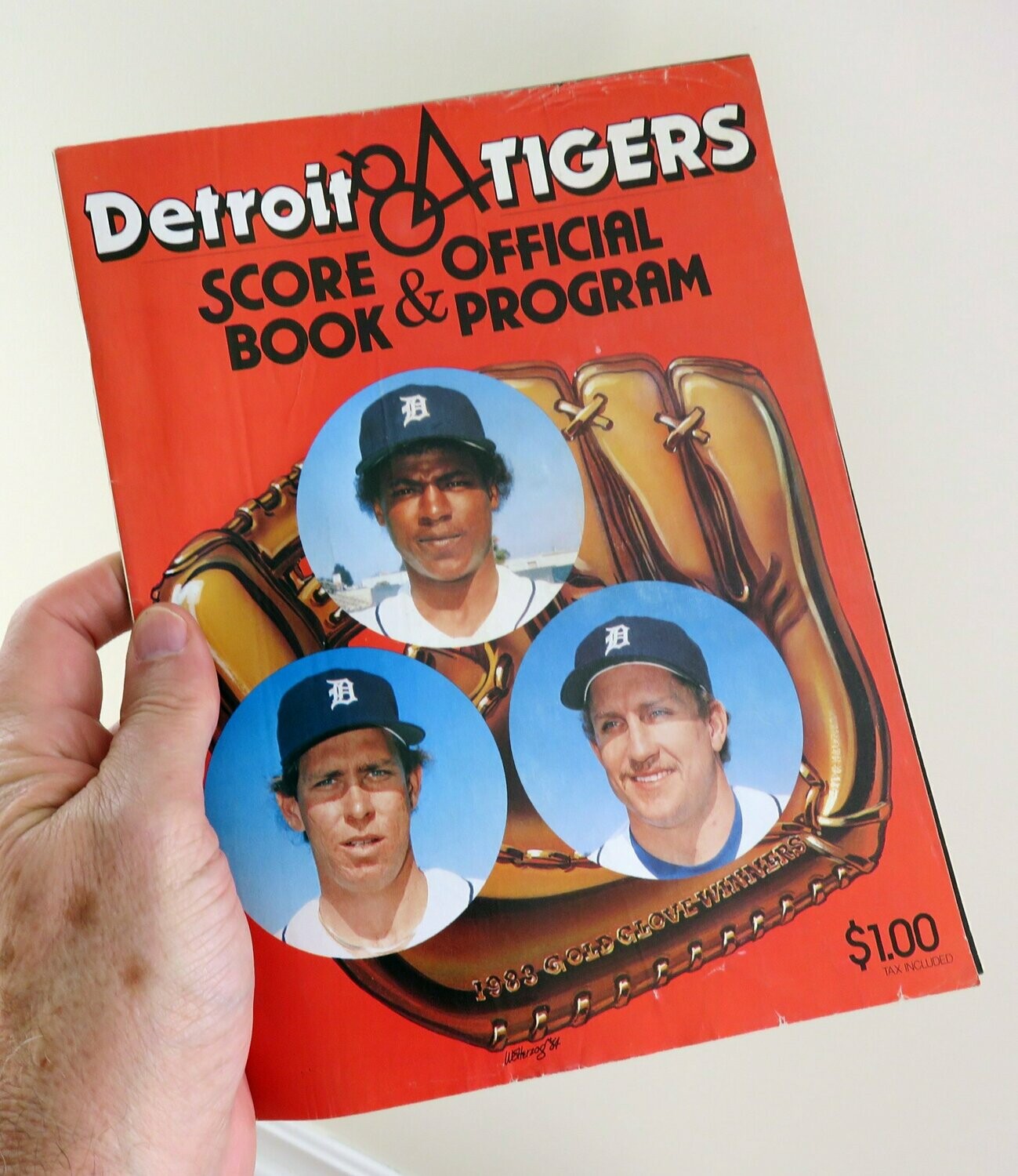 Item.T.46.1984 Detroit Tigers Scorebook