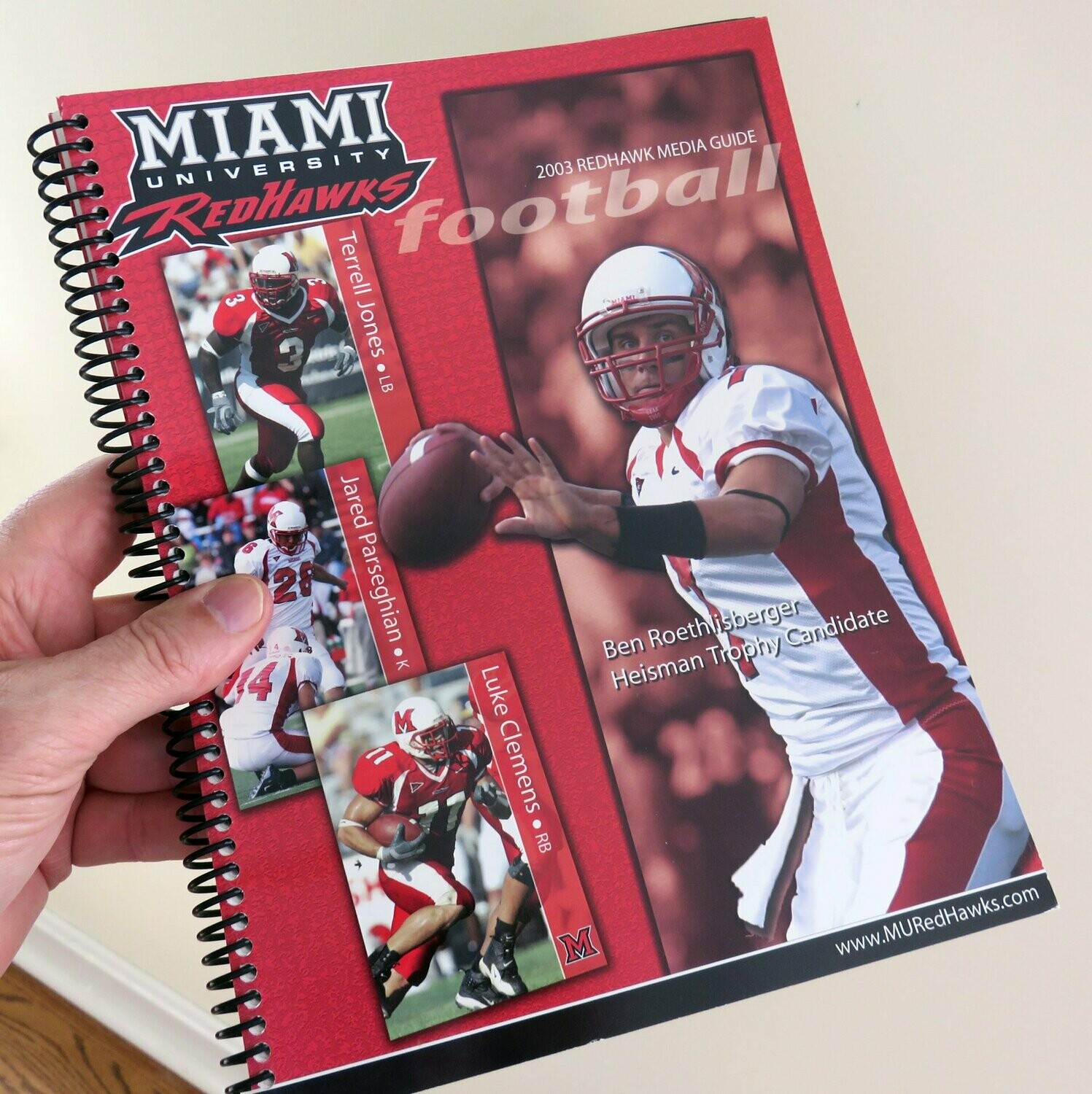 Item.I.51.Ben Rothlisberger's Miami University media guide