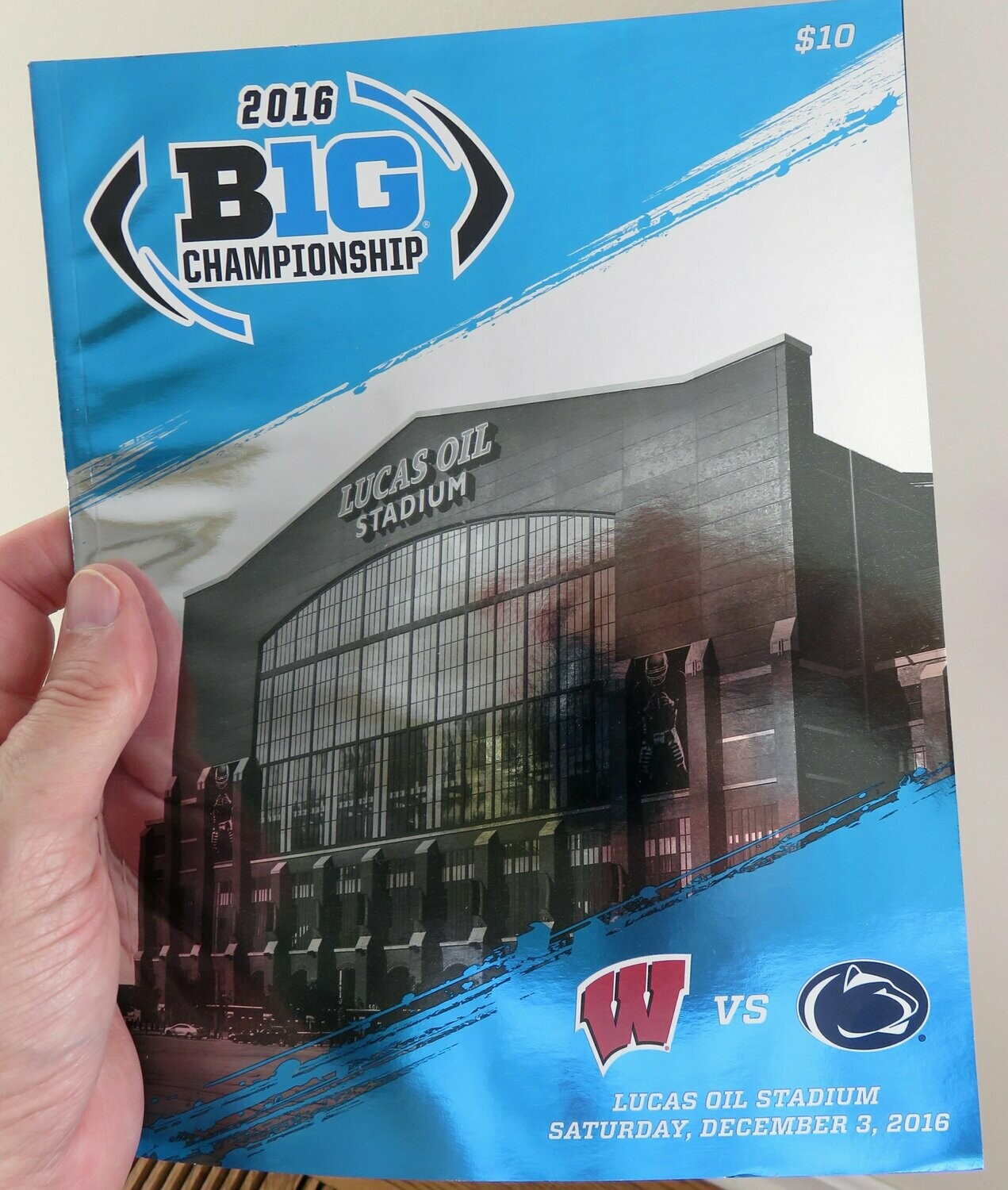 Item.I.14.2016 Big Ten Football Championship Game program (Wisconsin v. Penn State)