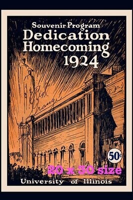 Item.C.173.​​​1924 Memorial Stadium Dedication Program Cover REPRINT (20" x 30")