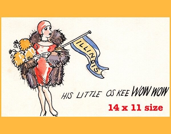 Item.C.195.​"His Little Oskee Wow Wow" PRINT (14" x 11")