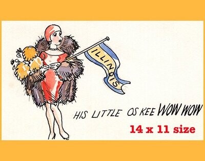 Item.C.195.​"His Little Oskee Wow Wow" PRINT (14" x 11")