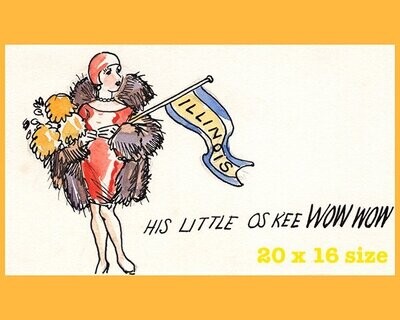 Item.C.196.​"His Little Oskee Wow Wow" PRINT (20" x 16")