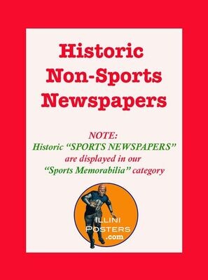 Historic Non-Sports Newspapers