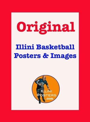 Rare University of Illinois FIGHTING ILLINI Official NCAA Team Logo 22x34  POSTER