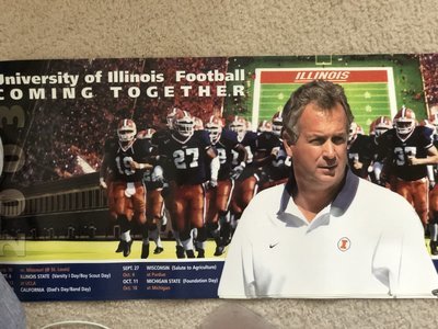 Item.C.34.2003 University of Illinois Football Poster (original)​