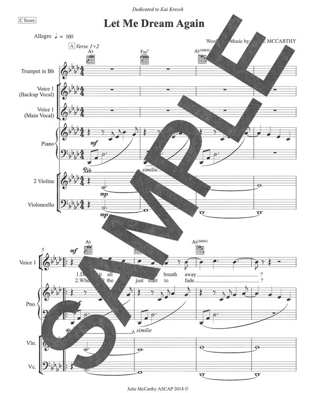 Let Me Dream Again Sheet Music