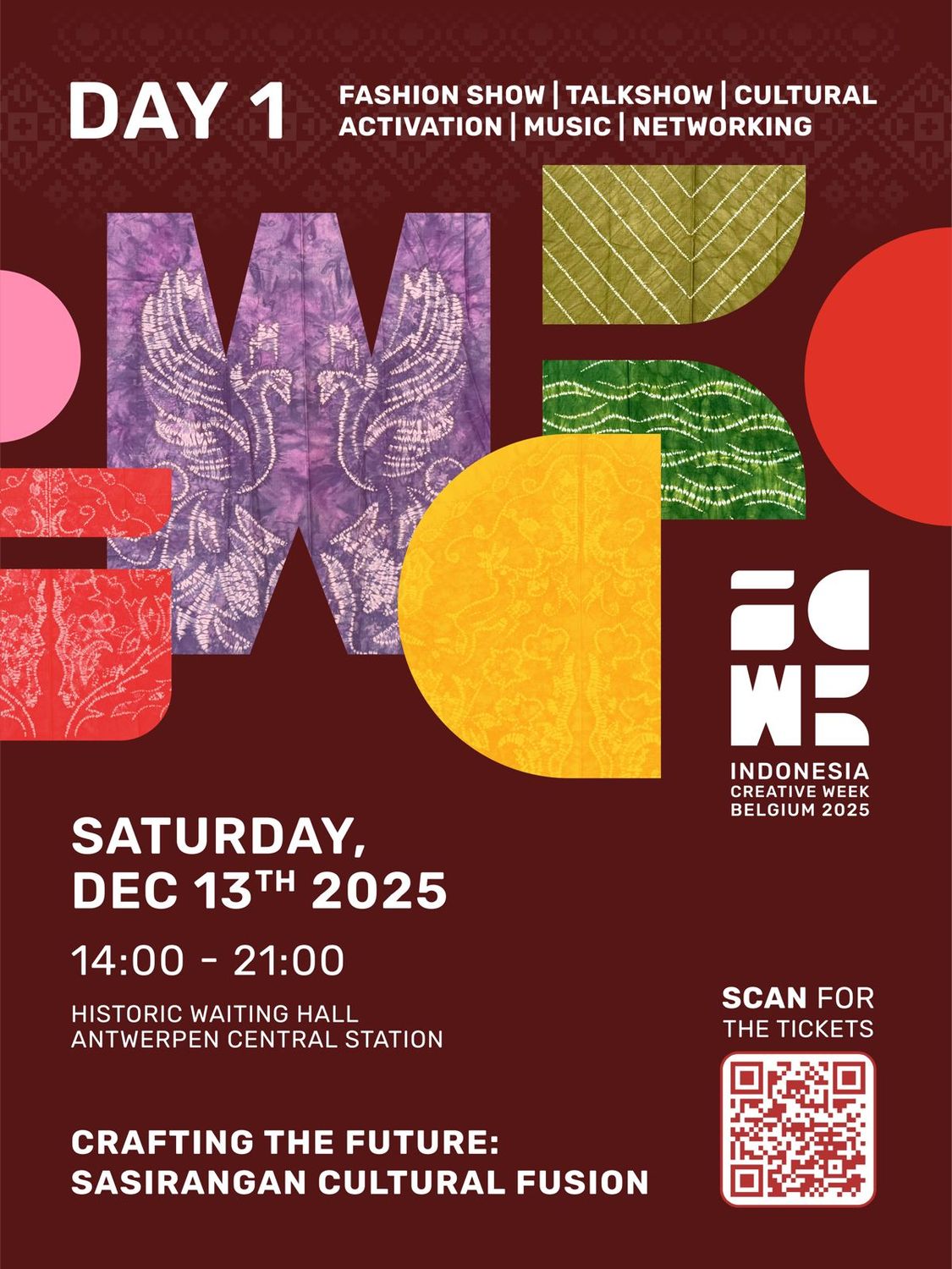 TICKET 13 DEC SASIRANGAN - DESIGNERS FASHION SHOW