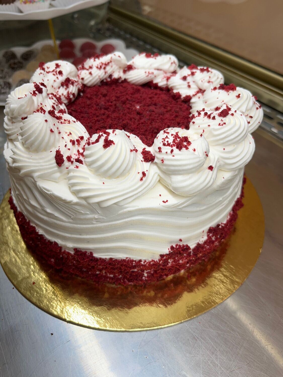 Tartas con frosting de queso crema