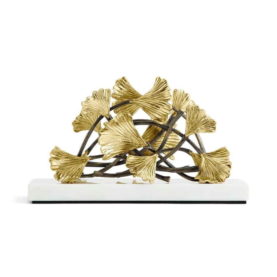 GINGKO GOLDEN VERTICAL NAPKIN HOLDER