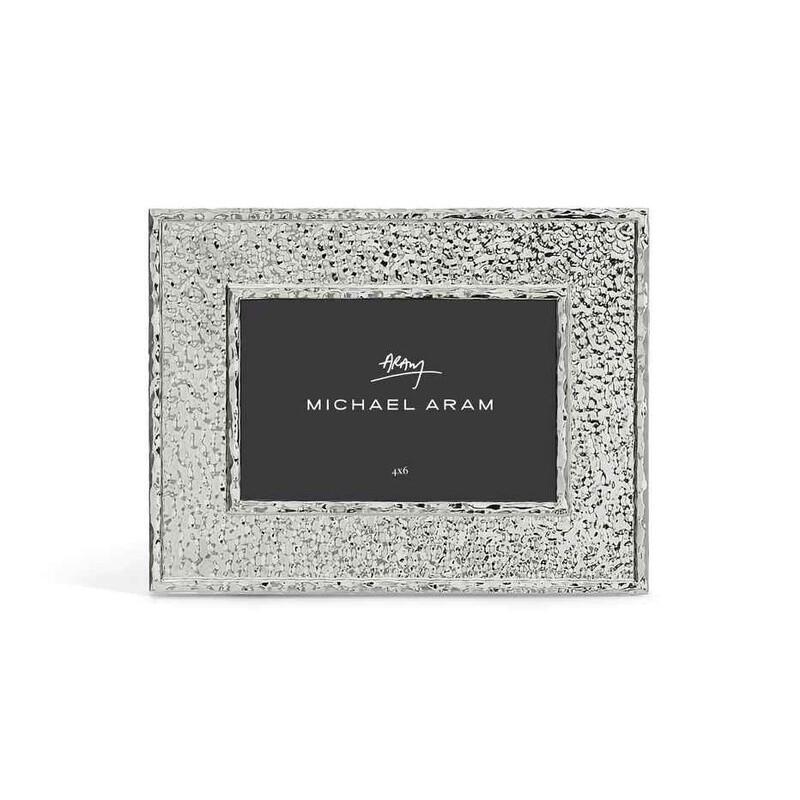 SILVER HAMMERTONE 4 X 6 FRAME