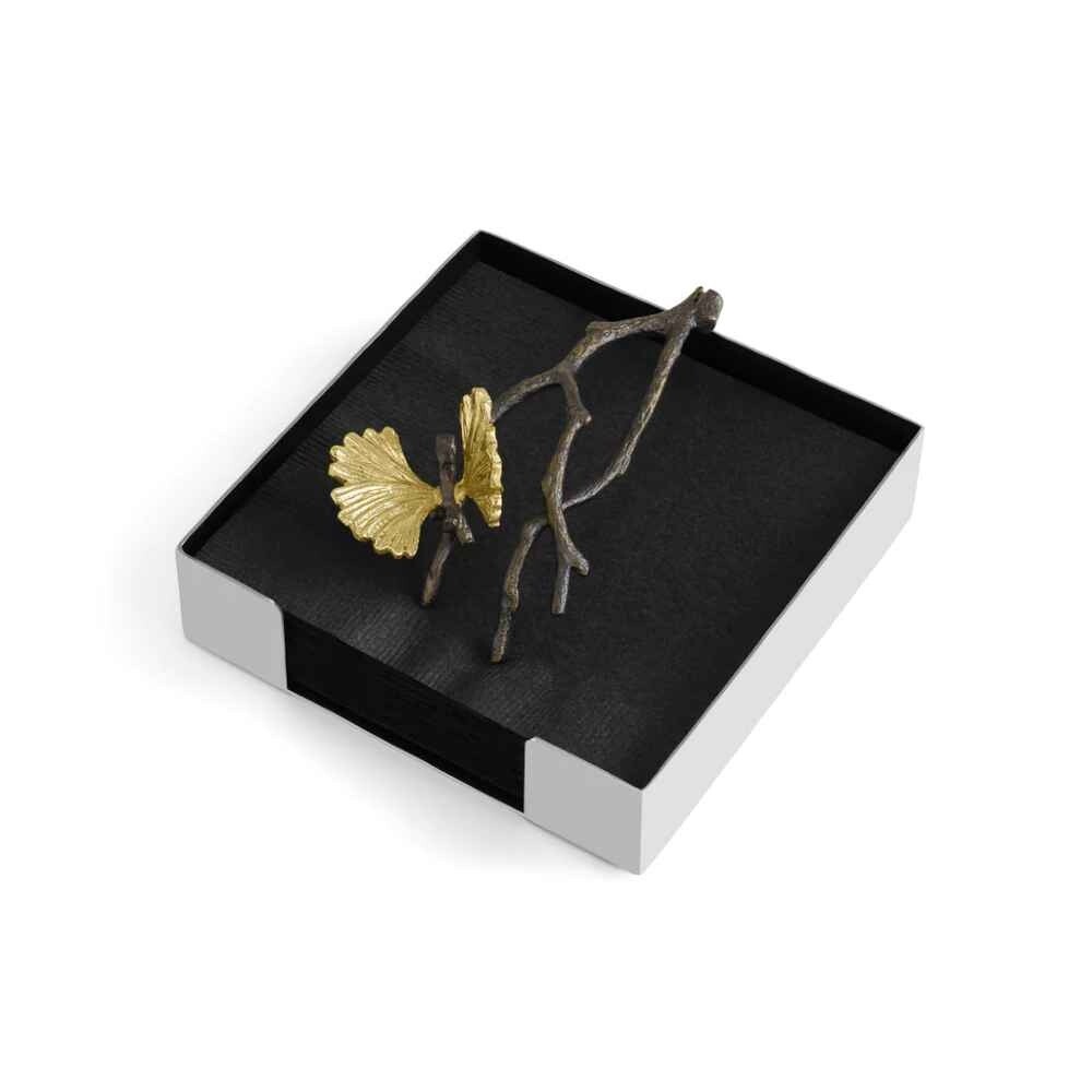 BUTTERFLY GINKO COCKTAIL NAPKIN