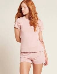 SLEEP TEE DUSTY PINK XS