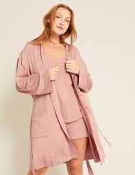 GOODNIGHT ROBE DUSTY PINK LG/XLG