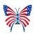 BUTTERFLY FLAG POT RING