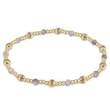 MOONSTONE SINCERITY PATTERN 3MM BEAD BRACLET