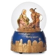 6&quot;H MUSICAL HOLY FAMILY DOME