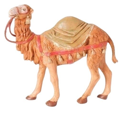 CAMEL WITH BLANKET