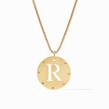 MONOGRAM DELICATE NECKLACE GOLD R OS