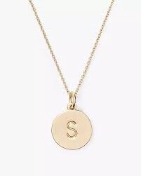 MONOGRAM DELICATE NECKLACE GOLD S OS
