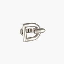 BUCKLE SILVER PLATED RING  MED