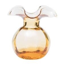 HIBISCUS AMBER BUD VASE