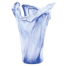 ONDA GLASS COBALT SMALL VASE