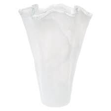 ONDA WHITE MEDIUM VASE