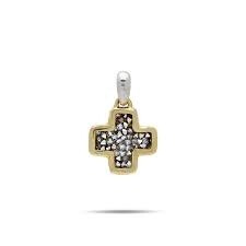 KRISTAL LIFE BALANCE CROSS CHARM