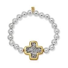 KRISTAL LIFE IN BALANCE CROSS LARGE BRACELET