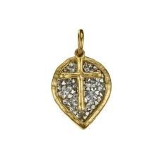 LOTUS CROSS KRISTAL PENDANT