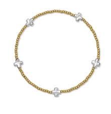 LIFE IN BALANCE CROSS MINI BRACELET